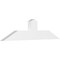 Ekena Millwork Portland Architectural Grade PVC Gable Bracket, 36"W x 9"H x 2"D x 4"F, 6/12 Pitch GBP036X09X0204POR00 - alternate 1